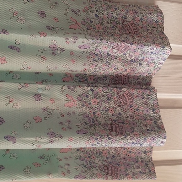 NWT White Stag Women’s House Coat / Duster Short Sleeve Floral size Large - Picture 8 of 12